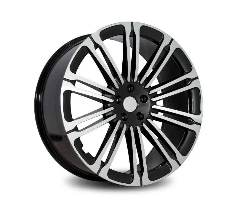 STYLE BY RR  23X9.5 1125 GLOSS BLACK MACHINED FACE  GLOSS BLACK WITH MACHINED FACE
