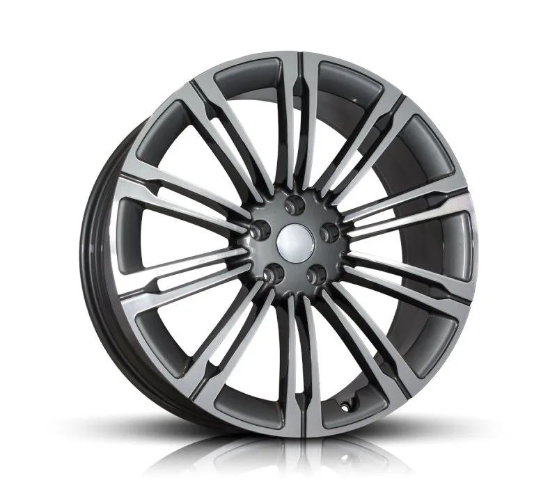 STYLE BY RR  22X9.5 STYLE 7818F GREY MACHINED FACE  GREY MACHINED FACE
