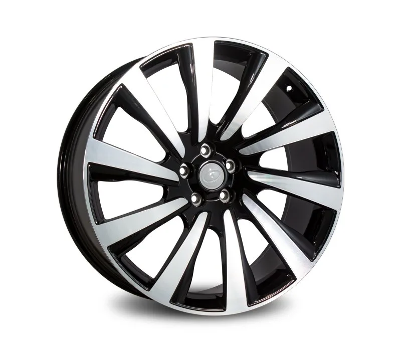 SC RACING WHEELS  23X10 SC RACING 1121 BLACK MACHINED FACE  BLACK MACHINED FACE