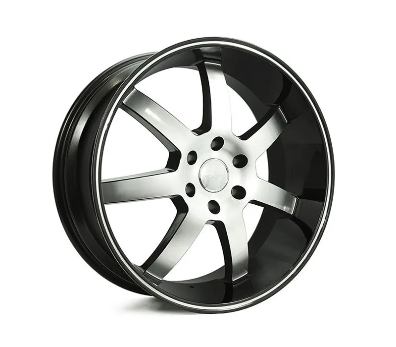 MENZARI WHEELS  22X9.5 MENZARI ABSOLUTE  MACHINED BLACK